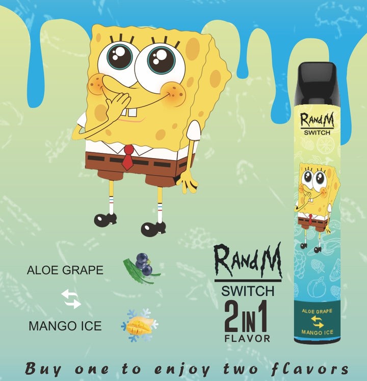 RandM Switch R And M 2in1 Disposable Pod Device Wholesale (Cartoon Design, 2400 Puffs)